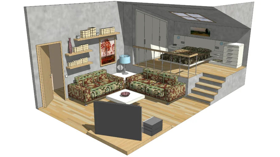 Pack Promotor (renders + tour + modelo SketchUp)