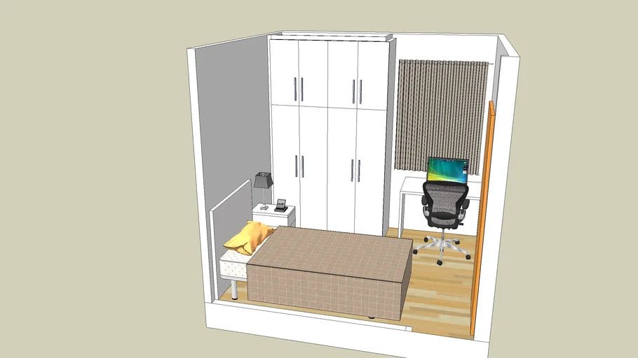 Modelo SketchUp (Estancia individual)
